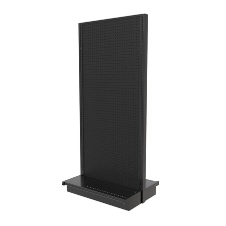 Lozier Gondola Island Display Starter, Black 36W 84H 13D P383T-ST